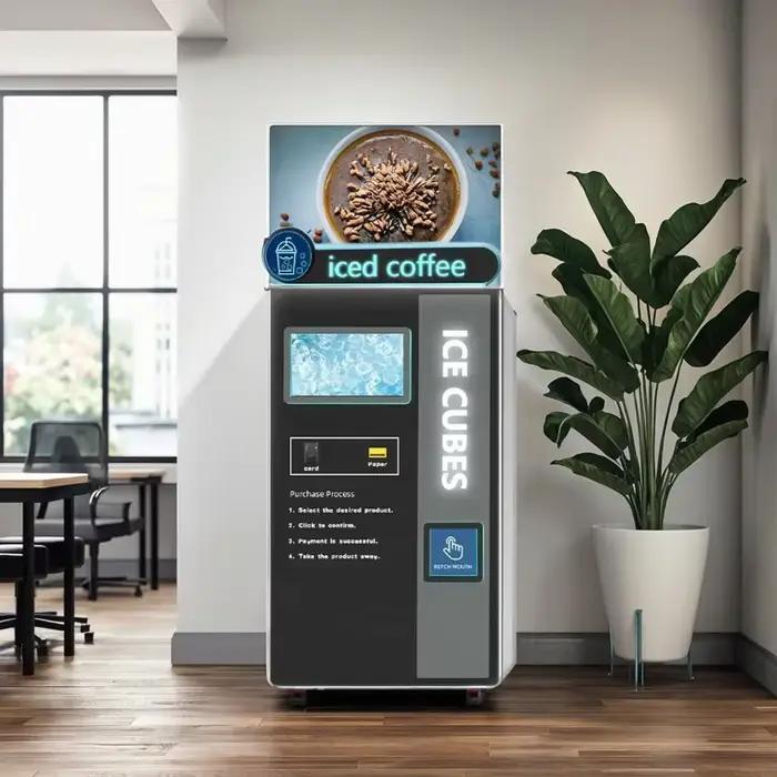 Distributeur automatique de boissons chaudes : café, chocolat chaud, lait