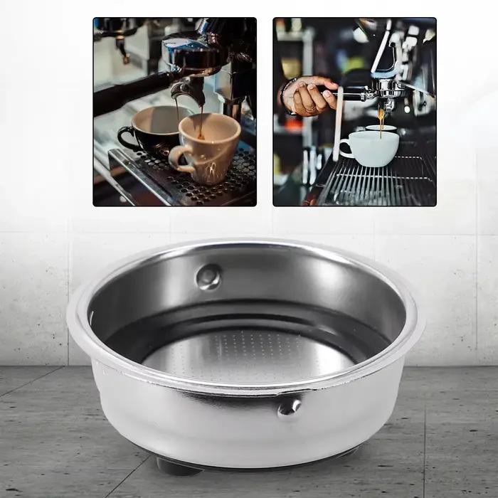 Panier de filtre à café réutilisable en acier inoxydable pour Delonghi EC9335 EC9665, idéal pour préparer un café de qualité professionnelle à la maison, parfait pour les occasions spéciales et les fêtes de fin d'année