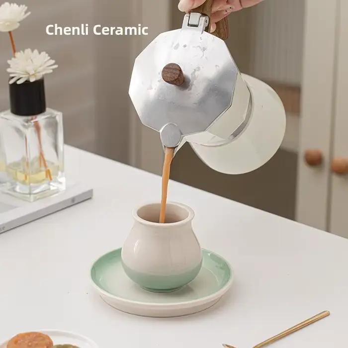 Tasse à café en céramique style nordique INS