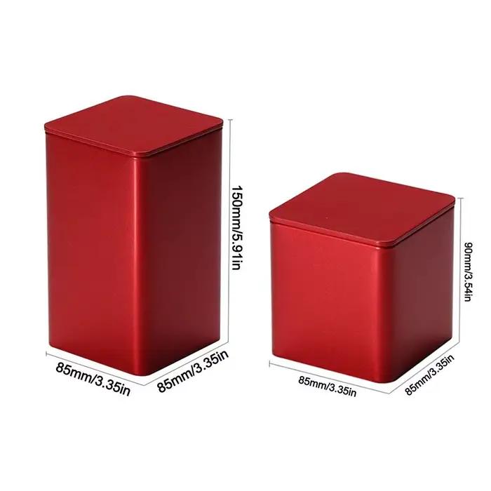 Boîte à thé en céramique élégante pour stockage et décoration à la maison et lors des voyages