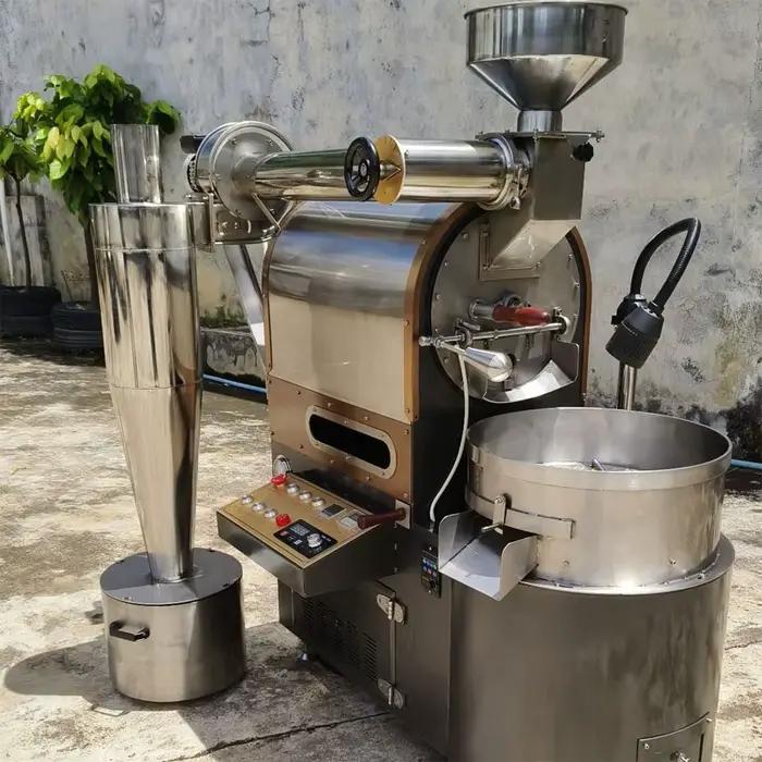 Machine industrielle de torréfaction et de séchage de café électrique automatique de grain