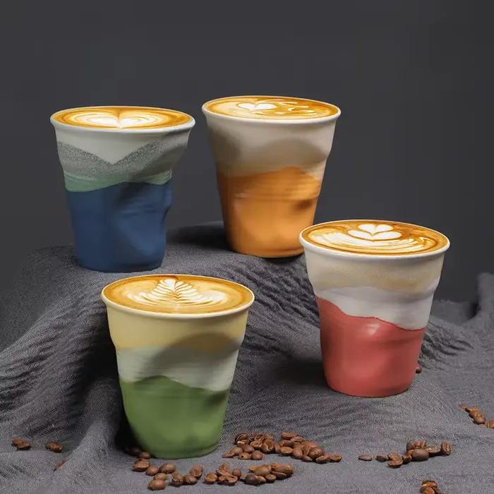Tasses à café créatives en céramique grossière