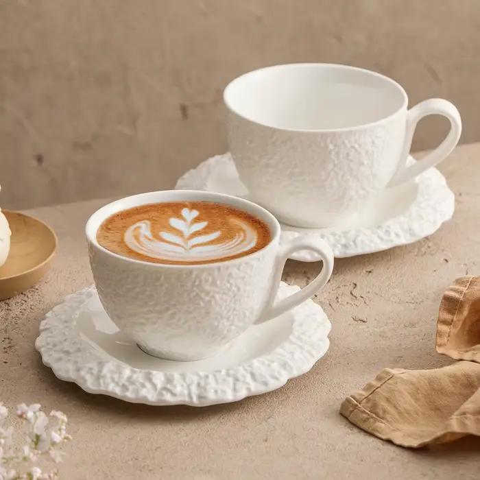 Tasses à café en céramique à Grain de roche