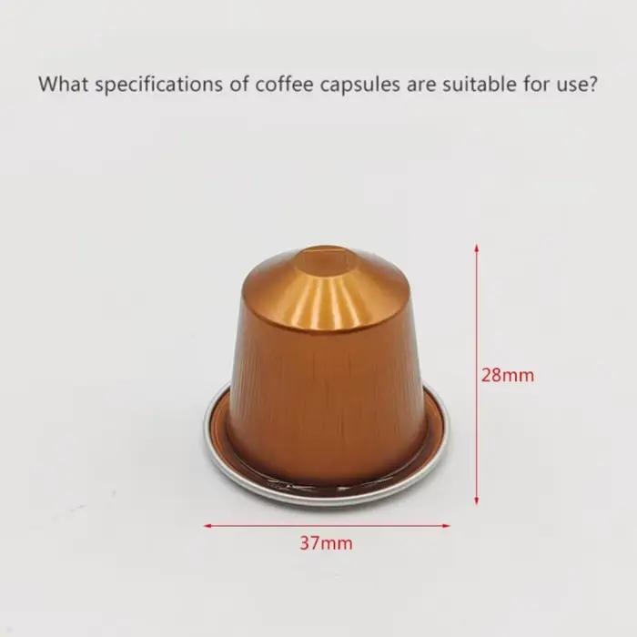 Poignée dosettes café ergonomique