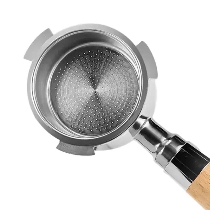 Delonghi 51MM 3 oreilles café sans fond Portafilter filtre nu 304 acier inoxydable 1 2 4 tasses