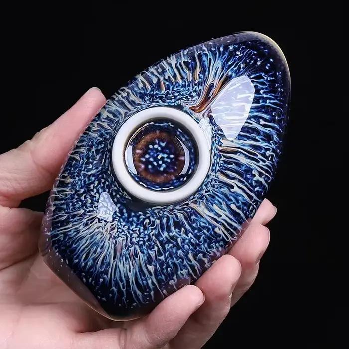 Cuillère à thé Kung chinois en porcelaine