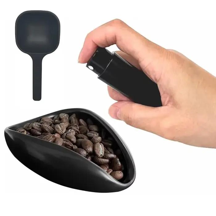 Ensemble de tasses à mesurer les grains de café avec cuillère et bouteilles de pulvérisation en céramique et verre pour café et thé occasions quotidiennes et spéciales