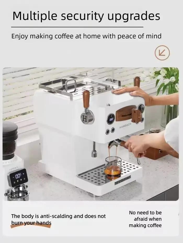 Machine à expresso professionnelle à tension régulée Hambach DR7116