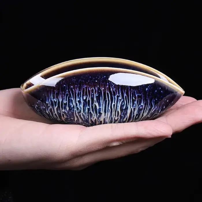 Cuillère à thé Kung chinois en porcelaine