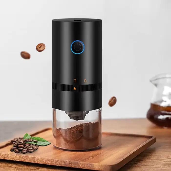 Moulin à café rechargeable par USB – Portabilité parfaite avec paramètres réglables et entretien facile pour les