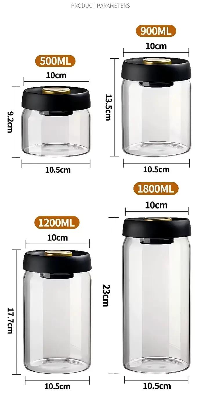 Pot de stockage pour grains de café