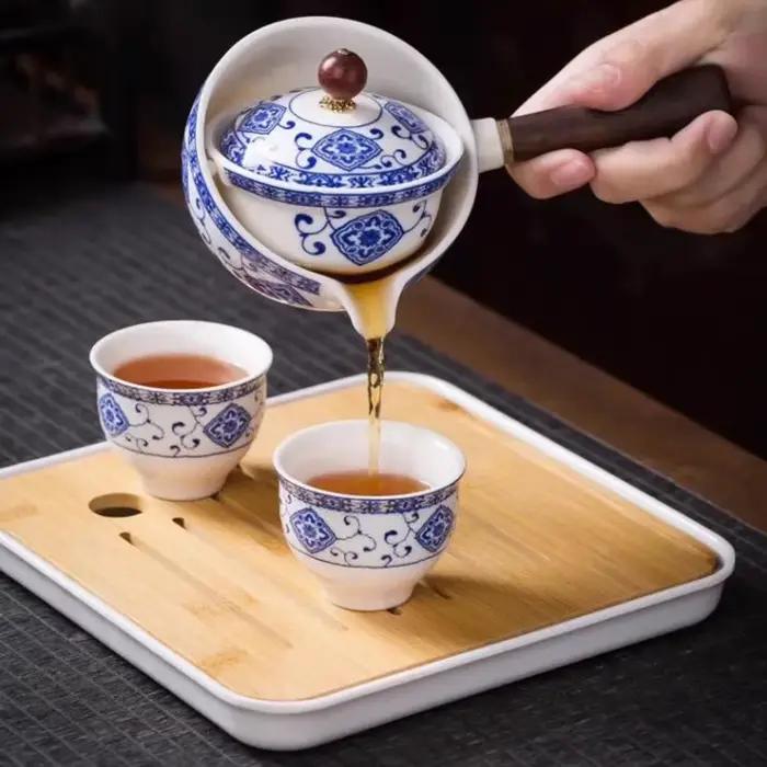 Service à thé chinois Gongfu en porcelaine