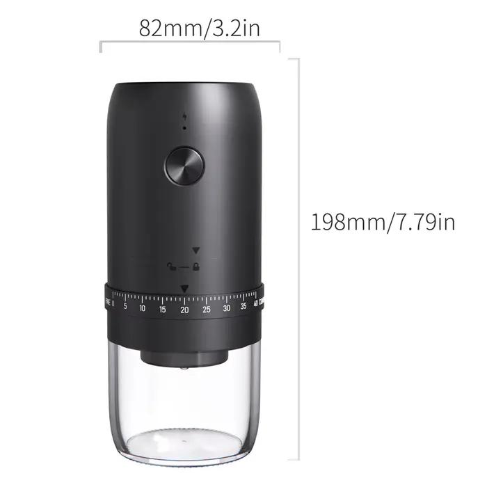 Nouveau moulin à grains de café électrique Portable USB 40 vitesses broyeurs rechargeables réglables externes Mini