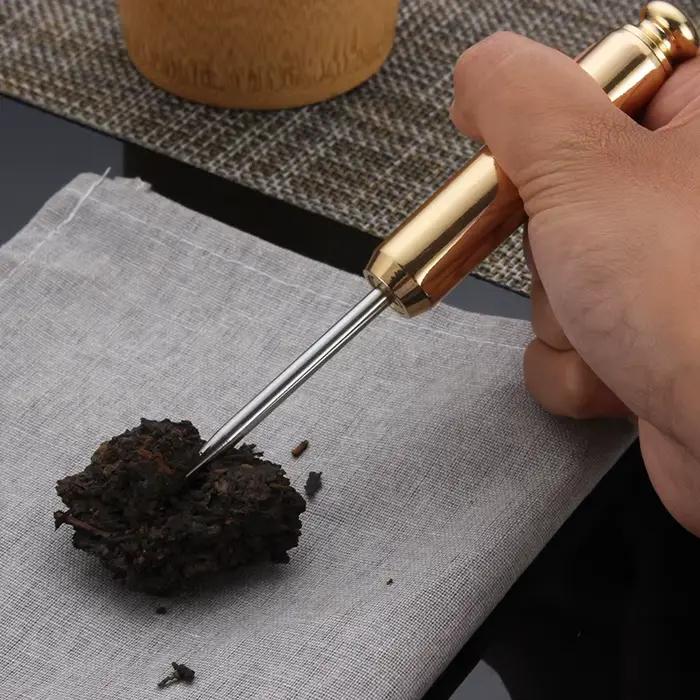 Couteau à thé Pu'er en acier inoxydable 304