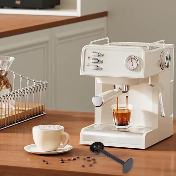 Cuillère doseuse et tasseur de café expresso multifonctionnelle pour mesures précises et tassage efficace à la maison et en cuisine