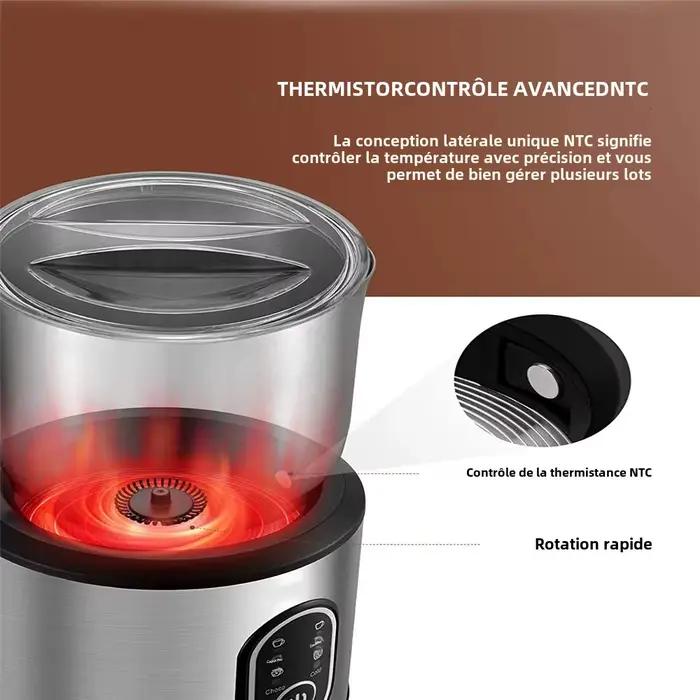 DEVISIB 4-en-1 Mousseur à Lait existent Électrique