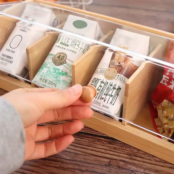Organisateur de rangement pour sachets de thé à 5 compartiments