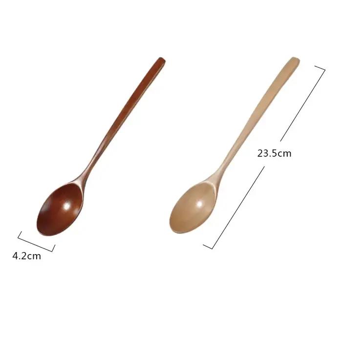 Cuillère en bois restauration outils de cuisine soupe