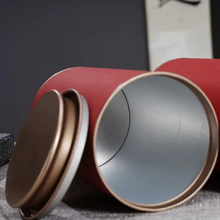 Pot à thé rond en céramique de haute qualité avec couvercle scellé pour le thé, le café et les épices à la maison et en voyage
