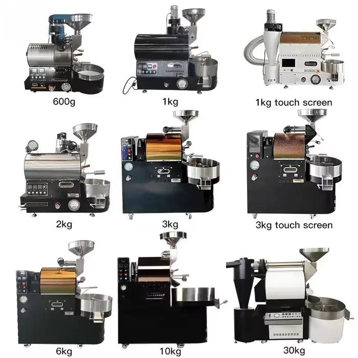 Machine à torréfier le café électrique personnalisée de 1 kg pour petites productions