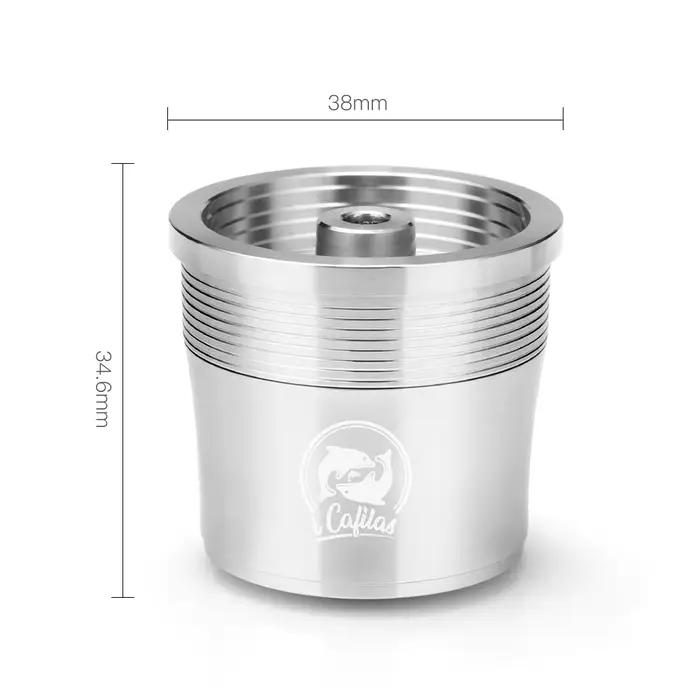 ICafilas-Capsule réutilisable en acier inoxydable Louisiana