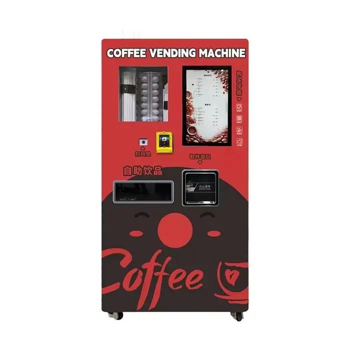 Machine à café en capsules en libre-service pour les bureaux d'entreprise