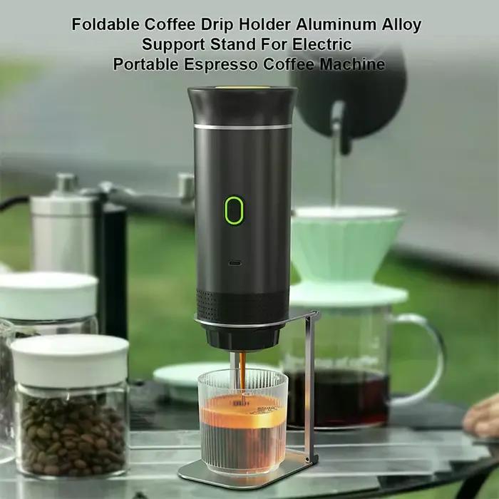 Support à café pratique et rétractable avec base