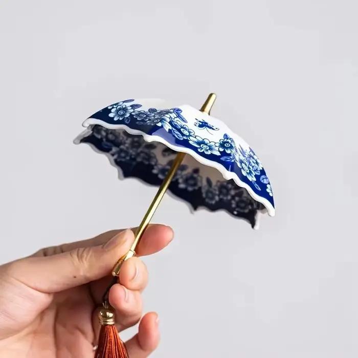 Infuseur à thé en céramique style parapluie