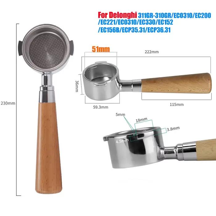 Delonghi-Porte-filtre à café sans fond