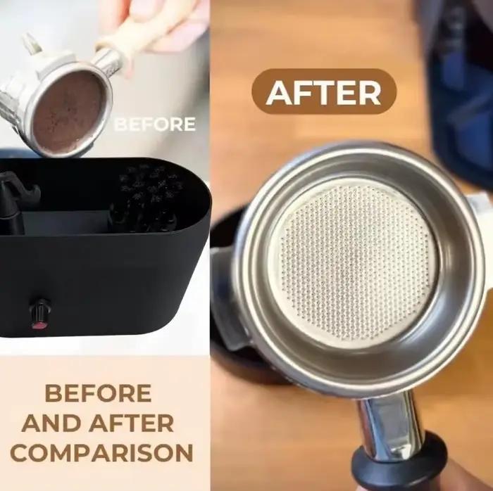 Nettoyeur de boîte à expresso électrique automatique