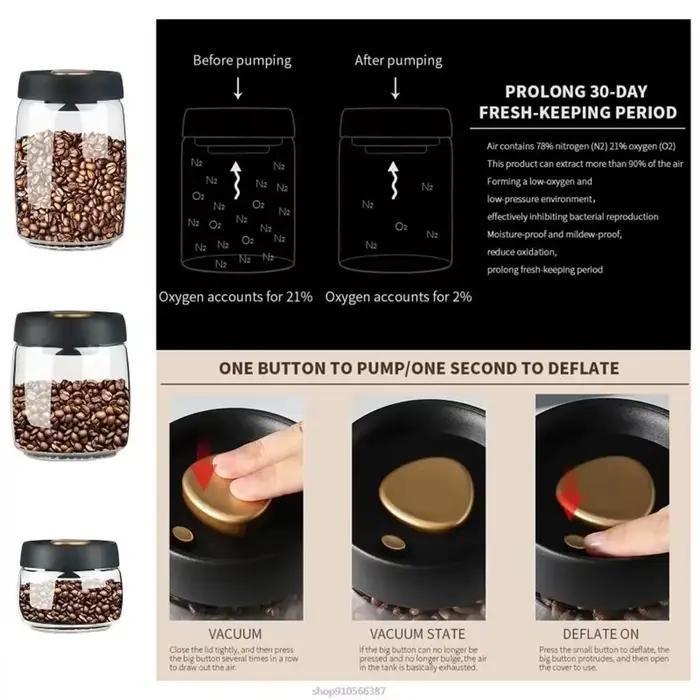 Conteneur de stockage de grains de café
