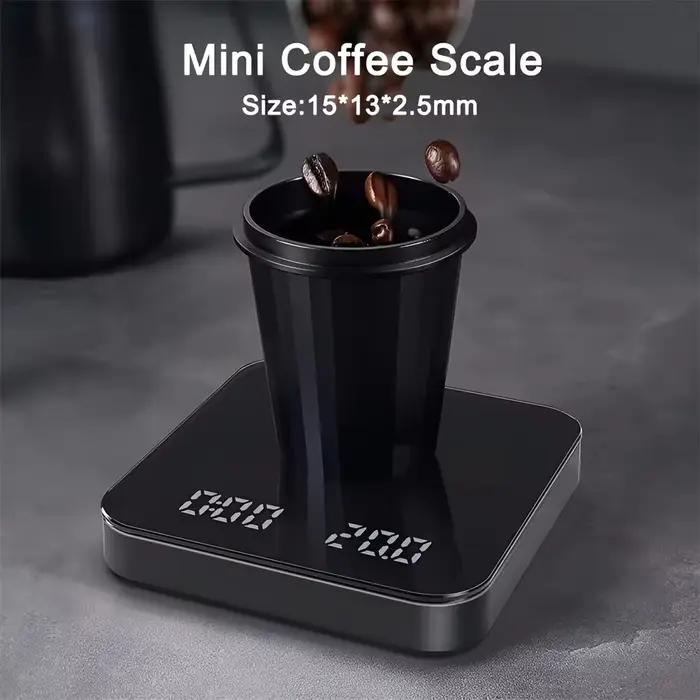 Balance à café expresso numérique avec minuterie