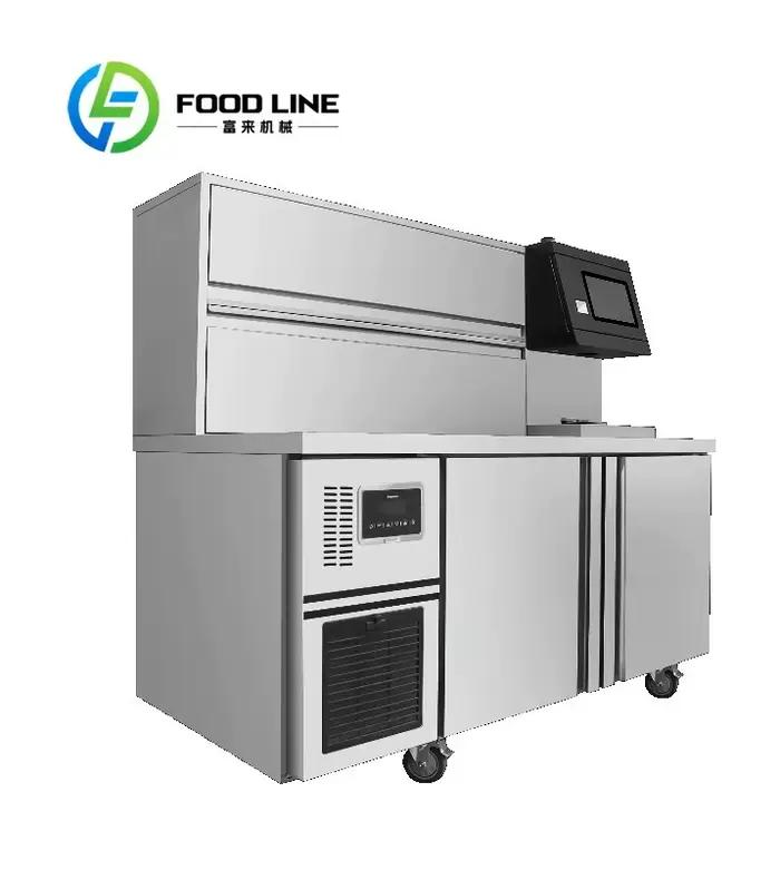 Machine à thé aux perles verticale professionnelle avec écran tactile intelligent pour la préparation de boissons et le