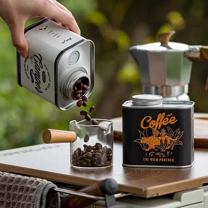 Pot scellé Portable pour grains de café