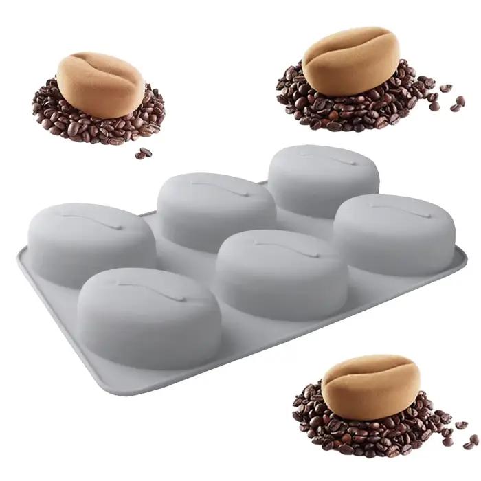 Moule en Silicone pour grains de café à 6 cavités