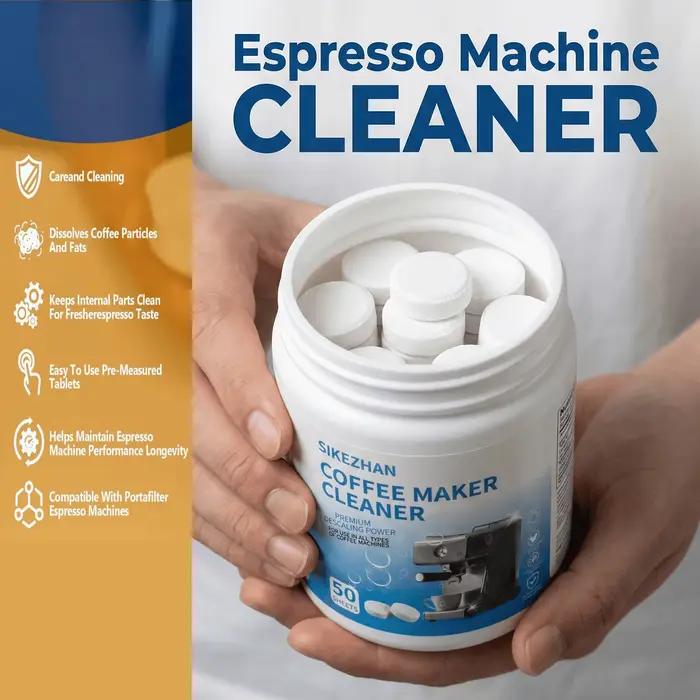 50 feuilles de nettoyant détartrant universel pour cafetière