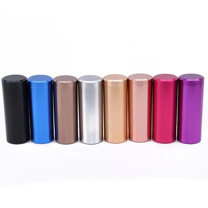 Conteneur de stockage Portable multicolore voyage Mini pot à thé caddie boîtes multi-usage en aluminium scellé feuilles