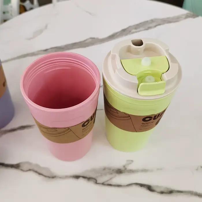 Tasse à café de voyage en Fiber de bambou écologique