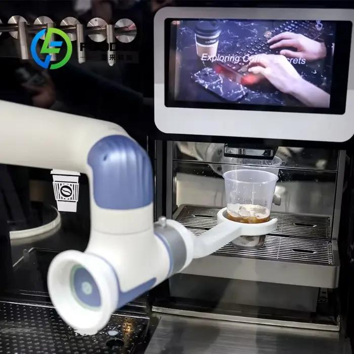 Machine à café robotisée intelligente et automatisée personnalisable