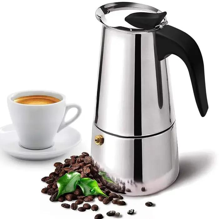 Cafetière Moka en acier inoxydable de qualité supérieure