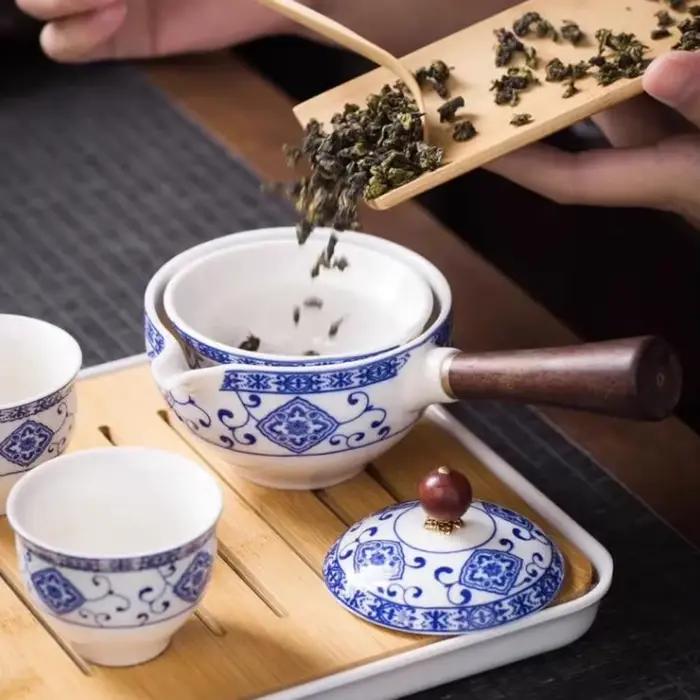 Service à thé chinois Gongfu en porcelaine