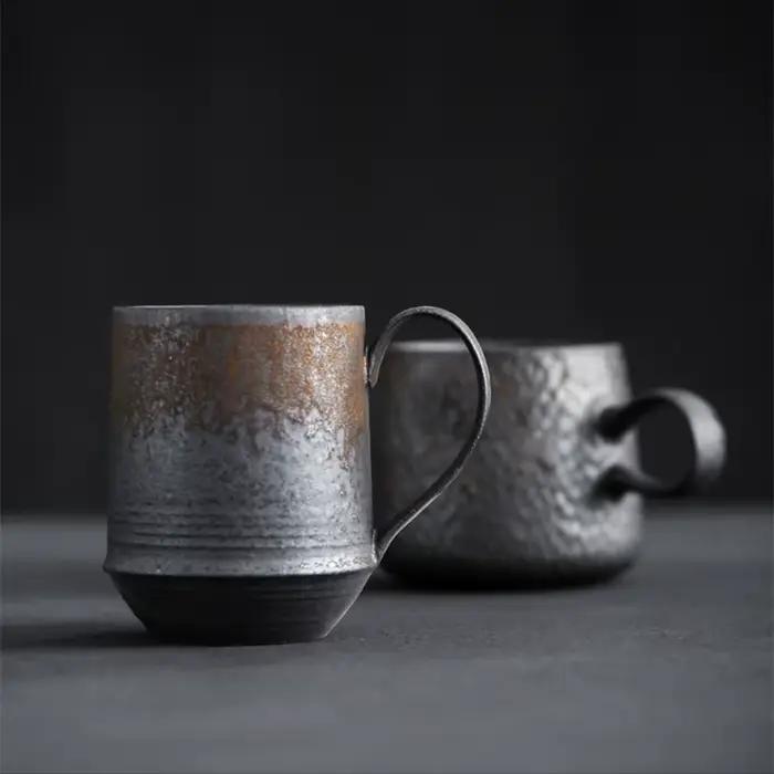 HoMmi – tasse à café vintage en grès fait à la main