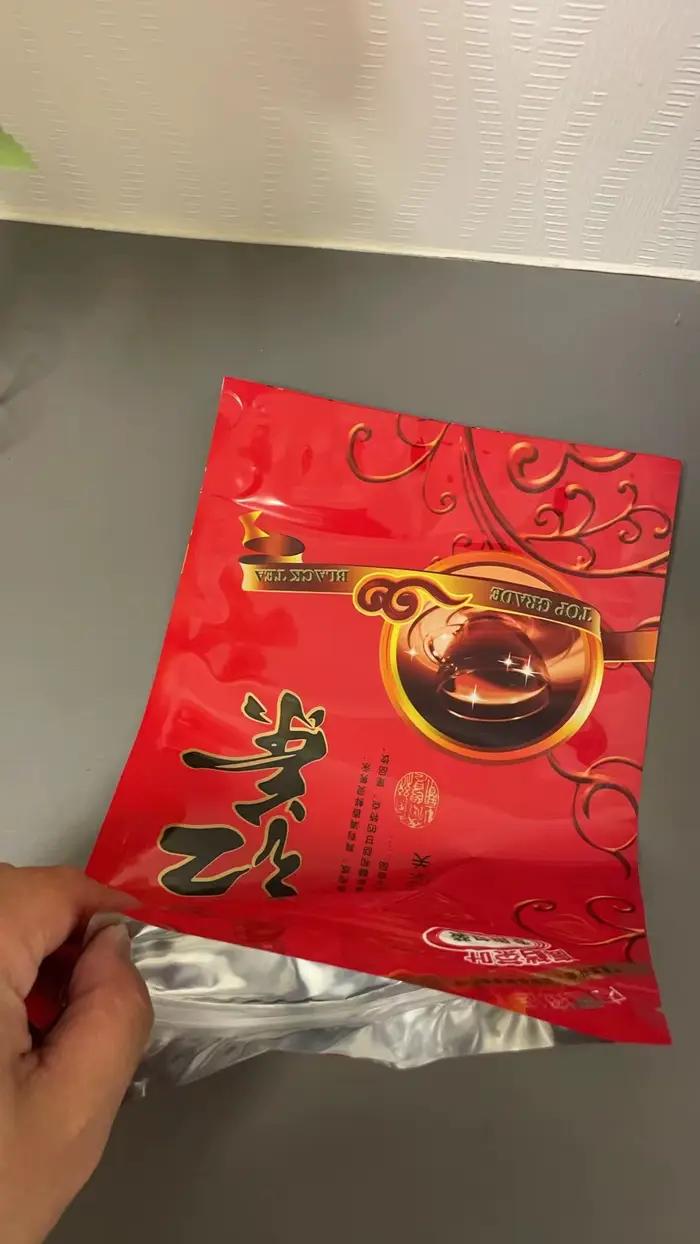 Chinois Wuyi Lapsang Souchong thé noir sac à fermeture éclair thé joint poche emballage universel pas de sac d'emballage