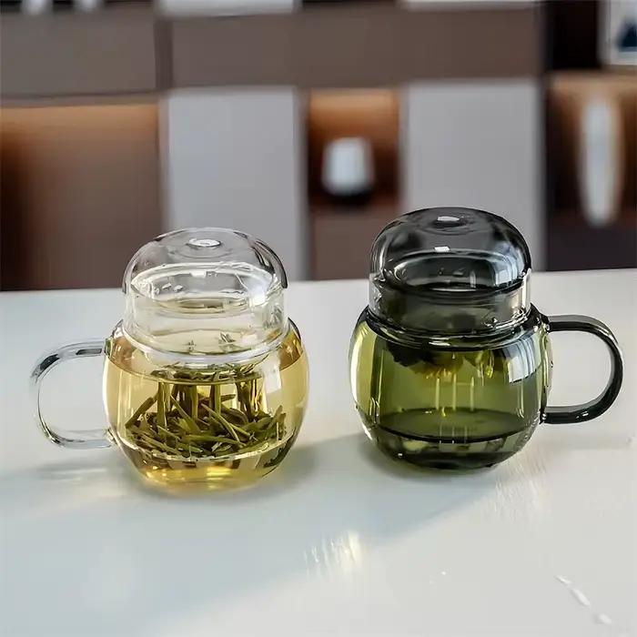 Petite théière en verre résistante à la chaleur de 250ml