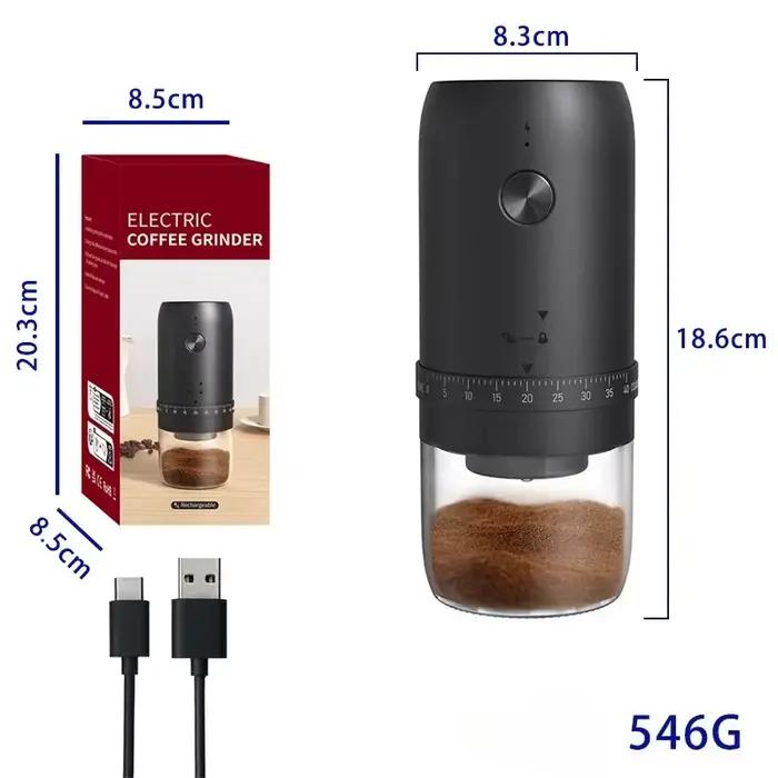 Mini Moulin à Café Électrique Portable USB