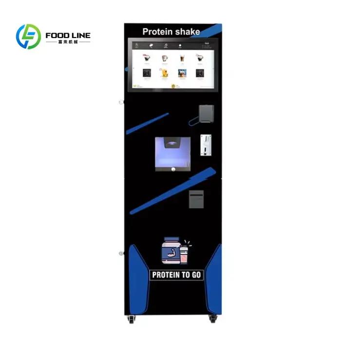 Distributeur automatique de café instantané commercial personnalisable pour salle de sport