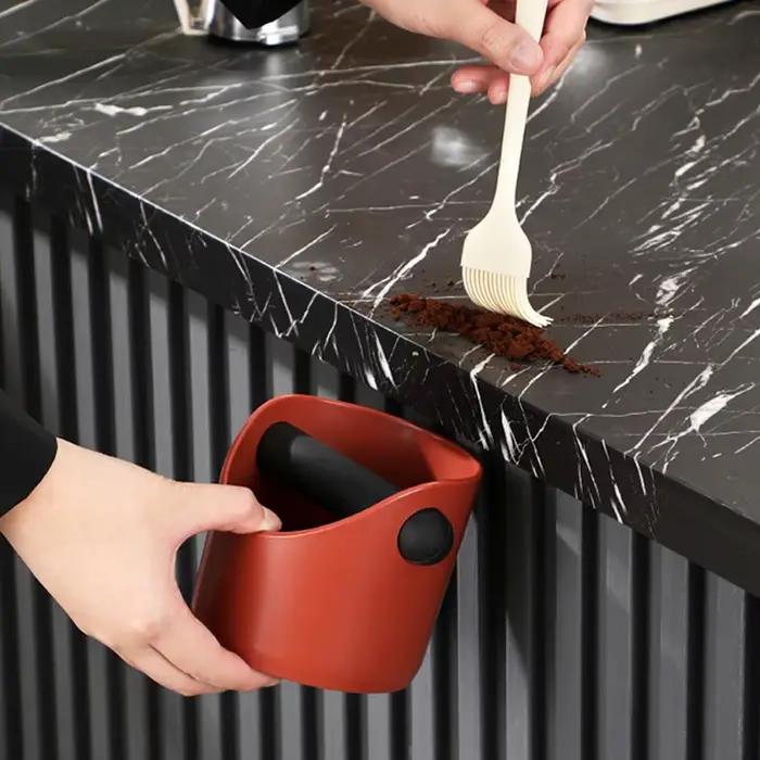 Boîte à café antidérapante et amortissante pour le retrait des grondes
