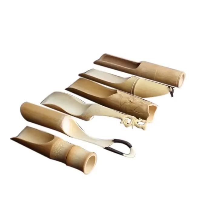 Cuillère à thé en rotin de bambou naturel de style japonais