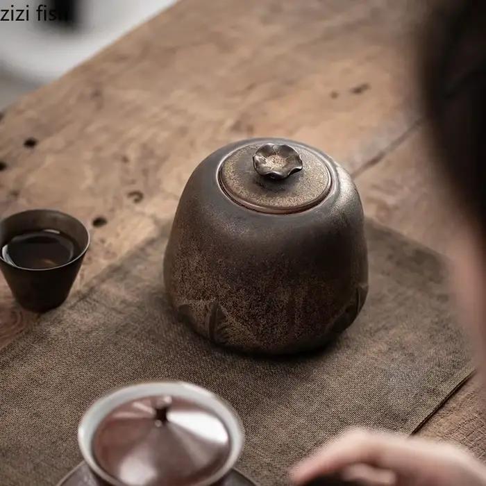 Boîte à thé en céramique