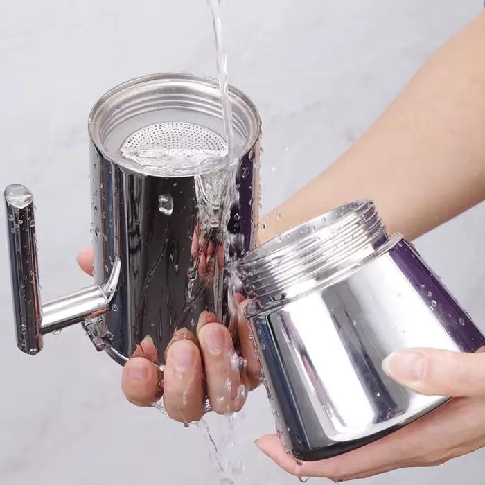 Pot Moka cafetière italienne en acier inoxydable